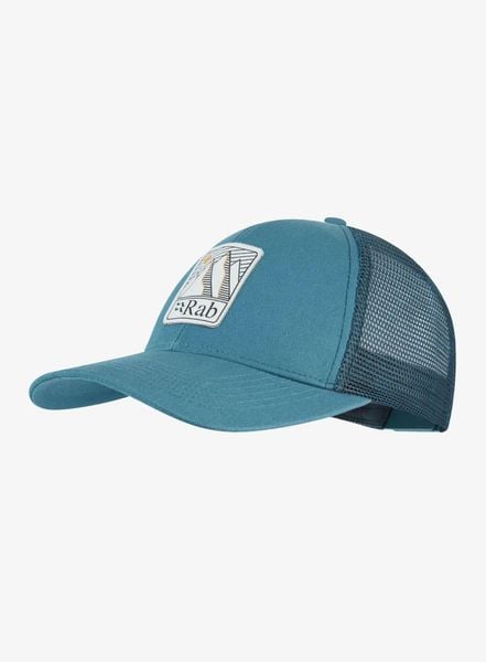 Czapka z daszkiem Rab Dihedral Badge Cap - orion blue. Zielone czapki z daszkiem RAB, bez wzorów, z bawełny. Za 159.99 zł.