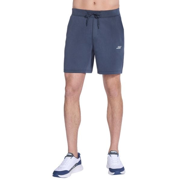 Spodenki sportowe męskie Skechluxe Elevate 2.0 Short. Niebieskie krótkie spodenki sportowe Skechers, l, bez wzorów, z poliesteru. Za 299.99 zł.