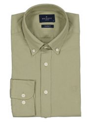 Hackett London Koszula - Tailored fit - w kolorze zielonym rozmiar: XXL. Zielone koszule Hackett London, xxl, bez wzorów, z bawełny, bez kołnierzyka, bez ramiączek. Za 217.99 zł.