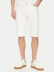 Tommy Jeans Szorty jeansowe Ryan DM0DM20956 Biały Regular Fit. Białe szorty Tommy Jeans, m, bez wzorów, z bawełny. Za 269.99 zł.