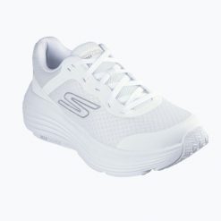 Buty męskie SKECHERS Max Cushioning Endeavour. Białe buty sportowe casual Skechers, bez wzorów, bez zapięcia. Za 289.99 zł.