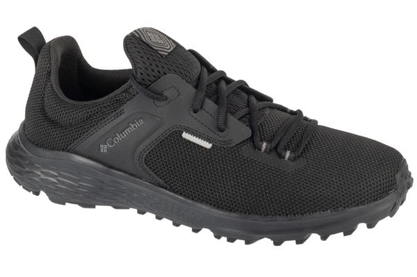 Buty sportowe Sneakersy męskie, Benson CRZ. Czarne buty turystyczne Columbia, bez wzorów, z materiału, przed kostkę, bez zapięcia, trekkingowe. Za 309.99 zł.