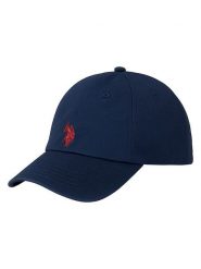 U.S. Polo Assn. Czapka golfowa w kolorze granatowym rozmiar: onesize. Niebieskie czapki z daszkiem U.S. Polo Assn., bez wzorów, z bawełny. Za 74.63 zł.