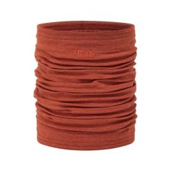 Komin polarowy Rab Filament Neck Tube bezszwowy. Czerwone szaliki RAB, bez wzorów, z polaru. Za 69.99 zł.