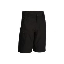Szorty na rower MTB 300 czarne. Krótkie spodenki sportowe marki B'TWIN. W wyprzedaży za 39.99 zł.