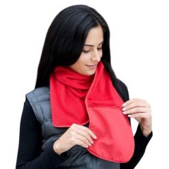 Szalik Z Zamkiem Błyskawicznym Polartherm. Czerwone szaliki RESULT WINTER ESSENTIALS, bez wzorów, z materiału. Za 50.99 zł.