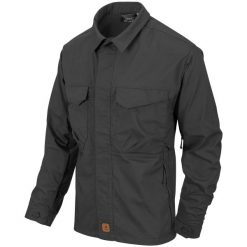 Koszula męska Helikon-Tex Woodsman. Czarne koszule Helikon-Tex, m, bez wzorów, z bawełny, bez kołnierzyka, bez ramiączek. Za 329.99 zł.