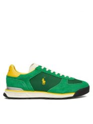 Polo Ralph Lauren Sneakersy 809P01641002 Zielony. Zielone buty sportowe casual Polo Ralph Lauren, bez wzorów, ze skóry, bez zapięcia. Za 659.99 zł.