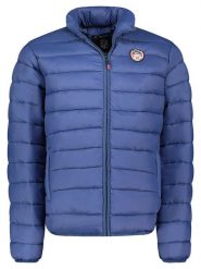 Geographical Norway Kurtka pikowana "Amigobadge Basic" w kolorze niebieskim rozmiar: M. Niebieskie kurtki Geographical Norway, m, bez wzorów, bez kaptura. Za 195.31 zł.