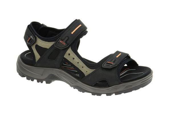 Buty do chodzenia męskie Ecco Offroad Marine. Czarne buty turystyczne ecco, bez wzorów, z materiału, bez zapięcia, trekkingowe. Za 622.45 zł.