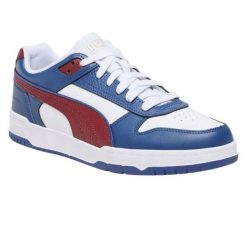 Niskie Buty Męskie RBD Game Z Krowiej Skóry. Białe buty trekkingowe Puma, bez wzorów, ze skóry, bez zapięcia, trekkingowe. Za 341.99 zł.