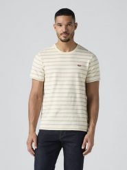 Levi's Koszulka w kolorze beżowym rozmiar: S. Brązowe bezrękawniki Levi's®, s, bez wzorów, z bawełny, bez kołnierzyka, bez ramiączek. Za 48.73 zł.