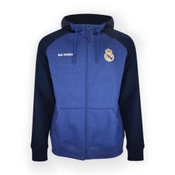 Granatowa bluza z kapturem Real Madryt. Białe bluzy z kapturem REAL MADRID, bez wzorów, z kapturem. W wyprzedaży za 253.63 zł.
