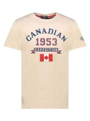 Canadian Peak Koszulka "Jollegioeak" w kolorze beżowym rozmiar: L. Brązowe bezrękawniki Canadian Peak, l, bez wzorów, z bawełny, bez kołnierzyka, bez ramiączek. Za 56.99 zł.