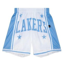 Szorty Los Angeles Lakers NBA Blown Out Fashion. Białe szorty Mitchell & Ness, bez wzorów, sportowe. Za 338.00 zł.