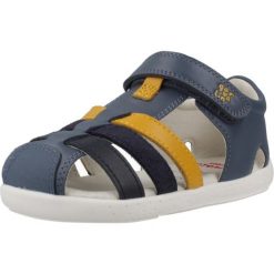 Sandały GARVALIN 262325G Niebieski. Niebieskie sandały GARVALIN, ze skóry, bez zapięcia. Za 208.99 zł.