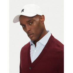 Czapka z daszkiem Tommy Hilfiger. Białe czapki z daszkiem Tommy Hilfiger, bez wzorów. Za 129.99 zł.
