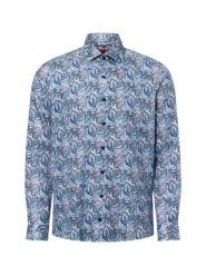 Finshley & Harding koszula biznesowa Mężczyźni Slim Fit Bawełna wielokolorowy|niebieski|różowy, 41. Czerwone koszule Finshley & Harding, m, bez wzorów, z bawełny, bez kołnierzyka, bez ramiączek. Za 199.95 zł.