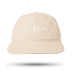 Czapka unisex fitness z zakrzywionym daszkiem taupe Dad Cap. Brązowe czapki z daszkiem GYMBEAM, bez wzorów, z bawełny. Za 55.90 zł.
