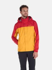 Marmot Kurtka przeciwdeszczowa w kolorze żółto-czerwonym rozmiar: S. Czerwone kurtki outdoor i hardshell Marmot, s, bez wzorów, bez kaptura. Za 173.99 zł.