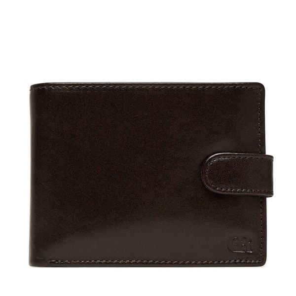Portfel GINO ROSSI. Brązowe portfele Gino Rossi, bez wzorów. Za 129.99 zł.
