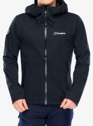 Kurtka softshell męska Berghaus Ridge-Roamer 3L Softshell Jacket. Czarne kurtki Berghaus, l, bez wzorów, z materiału, bez kaptura. Za 1,397.20 zł.