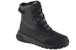 Buty do chodzenia męskie Columbia Bugaboot Celsius. Czarne buty turystyczne Columbia, na zimę, bez wzorów, z kauczuku, za kostkę, bez zapięcia, trekkingowe. Za 549.99 zł.