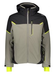 CMP Kurtka softshellowa w kolorze czarno-oliwkowym rozmiar: 56. Brązowe kurtki outdoor i hardshell CMP, bez wzorów, bez kaptura. Za 354.41 zł.