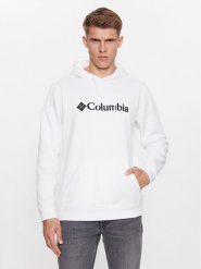 Columbia Bluza CSC Basic Logo™ II Hoodie Biały Regular Fit. Białe bluzy Columbia, m, bez wzorów, z bawełny, bez kaptura. Za 179.99 zł.