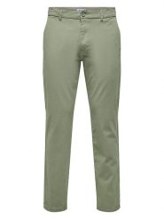 ONLY & SONS Spodnie chino w kolorze khaki rozmiar: W31/L34. Brązowe eleganckie spodnie Only & Sons, na co dzień, l. Za 79.59 zł.