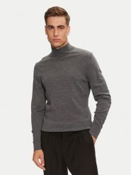 Calvin Klein Sweter Superior K10K110424 Szary Regular Fit. Szare swetry rozpinane CALVIN KLEIN, l, bez wzorów, z wełny, bez kołnierzyka, bez ramiączek. Za 289.99 zł.