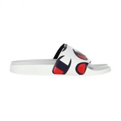 Klapki męskie Champion Rochester. Białe klapki Champion, z materiału. Za 159.00 zł.