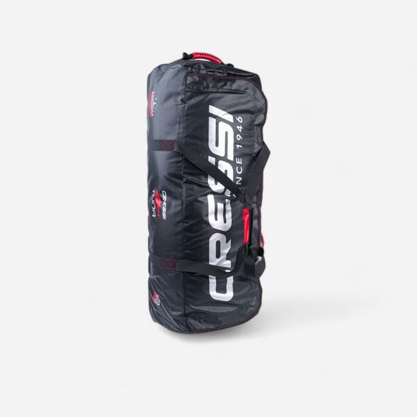 Torba nurkowa na kółkach Cressi Tuna 120 l. Czarne torby na ramię CRESSI, bez wzorów, z kauczuku, na ramię, duże, bez dodatków. Za 599.99 zł.