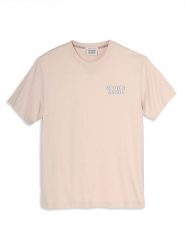 Scotch & Soda Koszulka w kolorze beżowym rozmiar: M. Brązowe bezrękawniki Scotch & Soda, m, bez wzorów, z bawełny, bez kołnierzyka, bez ramiączek. Za 70.74 zł.