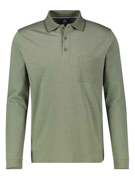 Lerros Koszulka polo w kolorze oliwkowym rozmiar: S. Zielone koszulki polo Lerros, s, bez wzorów, bez kołnierzyka, bez ramiączek. Za 99.95 zł.