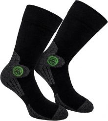 BRUBAKER Trek-Power skarpety trekkingowe 4 pary oddychające. Czarne skarpety X2, bez wzorów, z bawełny. Za 131.99 zł.