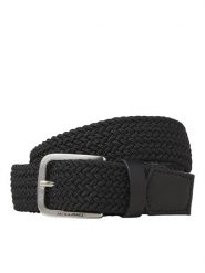 Jack & Jones Pasek w kolorze czarnym rozmiar: 90. Czarne paski Jack & Jones, bez wzorów, z materiału. Za 33.13 zł.