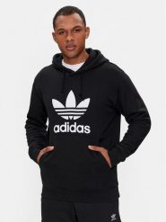 Adidas Bluza adicolor Classics Trefoil IM4489 Czarny Regular Fit. Czarne bluzy Adidas, m, bez wzorów, z bawełny, bez kaptura. Za 169.99 zł.