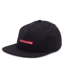 Czapka z daszkiem Quiksilver. Czarne czapki z daszkiem Quiksilver, bez wzorów. Za 129.99 zł.