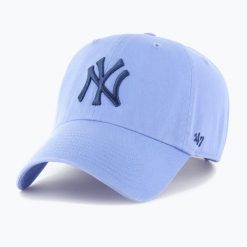Czapka z daszkiem 47 Brand MLB New York Yankees CLEAN UP. Niebieskie czapki z daszkiem 47 Brand, bez wzorów. Za 94.99 zł.