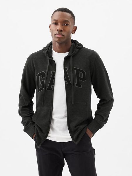 GAP Bluza w kolorze antracytowym rozmiar: M. Czarne bluzy GAP, m, bez wzorów, bez kaptura. Za 134.95 zł.