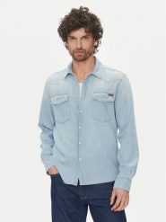 Liu Jo Koszula QA5298 D4851 78888 Niebieski Regular Fit. Niebieskie koszule Liu Jo, m, bez wzorów, z bawełny, bez kołnierzyka, bez ramiączek. Za 499.99 zł.