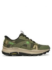 Skechers Trekkingi Slip-ins Equalizer 5.0 Trail - Harvest 256009/GRN Zielony. Zielone buty trekkingowe Skechers, bez wzorów, z materiału, bez zapięcia. Za 519.99 zł.