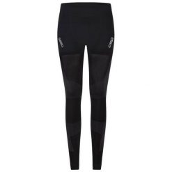 Męskie legginsy do biegania sportowe kompresyjne 3D PRO Run CEP czarne. Czarne legginsy długie sportowe CEP, m, bez wzorów, z elastanu, do biegania. Za 754.00 zł.