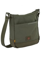 Camel Active Torebka "City" w kolorze ciemnozielonym - 22 x 25 x 8 cm rozmiar: onesize. Zielone torby na ramię Camel Active, bez wzorów, z materiału, na ramię, małe, bez dodatków. Za 174.02 zł.