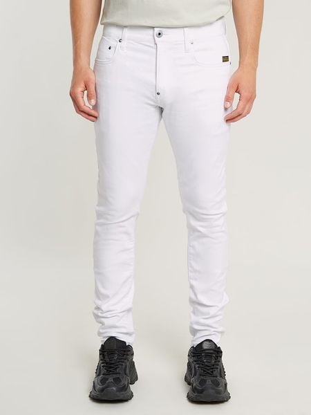 G-Star Dżinsy - Skinny fit - w kolorze białym rozmiar: W34/L30. Białe jeansy G-Star, l. Za 211.81 zł.