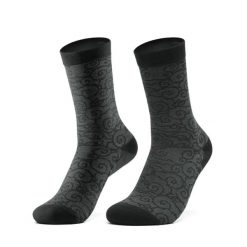 Skarpetki kolarskie na rower do biegania antypoślizgowe. Białe skarpety ROCKBROS, bez wzorów, z dzianiny. Za 54.99 zł.