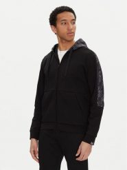 EA7 Emporio Armani Bluza 7M000209 AF12660 UC001 Czarny Modern Fit. Czarne bluzy EA7 Emporio Armani, m, bez wzorów, z syntetyku, bez kaptura. Za 309.99 zł.