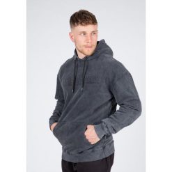 Crowley Męskie Oversize bluza z kapturem - Washed Szary. Szare bluzy z kapturem GORILLA WEAR, m, bez wzorów, z bawełny, z kapturem. Za 265.00 zł.