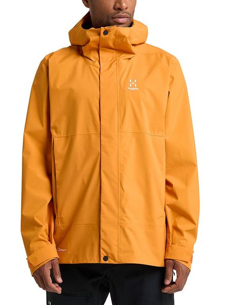 Haglöfs Kurtka funkcyjna "Koyal Proof" w kolorze żółtym rozmiar: M. Żółte kurtki outdoor i hardshell Haglöfs, m, bez wzorów, z materiału, bez kaptura. Za 410.75 zł.